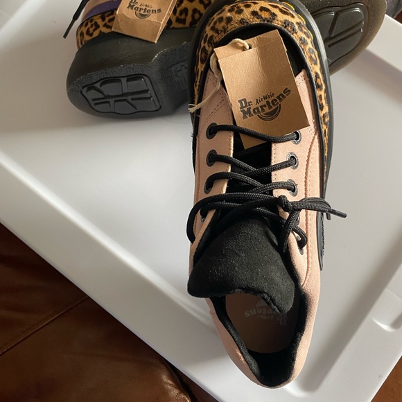 Doc Martens Buzz 5-Eye Leopard and Suede Size US 9L - Picture 4 of 6